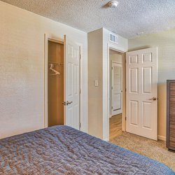 bedroom at Towne West Manor features spacious two & three bedroom apartment homes